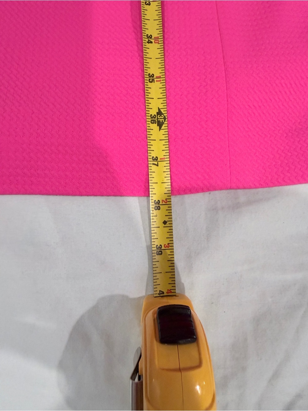 BNWT Vince Camuto Hot Pink Dress with White Trim - Picture 9 of 14